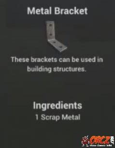 Howto H1Z1: METAL BRACKET 